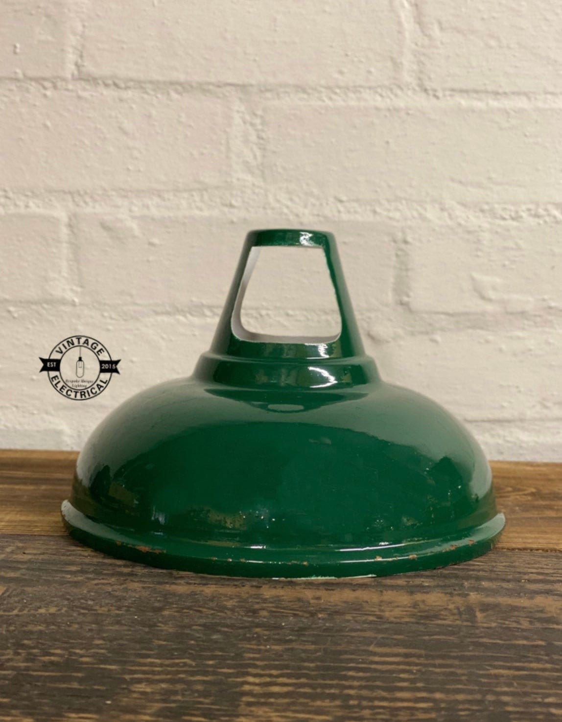 Cawston ~ Small Racing Green Solid Shade 1932 Design Pendant Set Light | Ceiling Dining Room | Kitchen Table | ** Vintage Look **