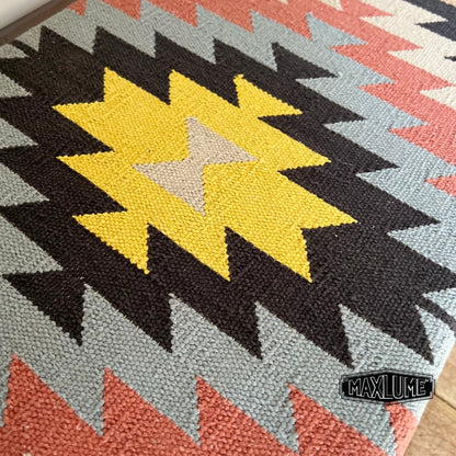 Maxlume ~ Bench |  | Pouf Solid Base | Vintage Style | Floor Standing | Man Cave Stool