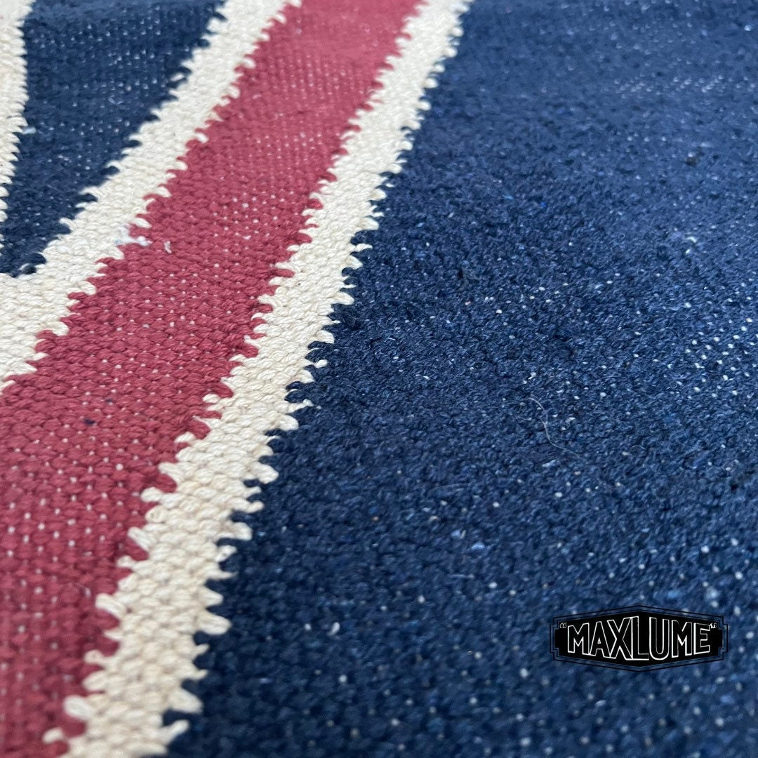 Hand knotted Reversible Union Jack Rug