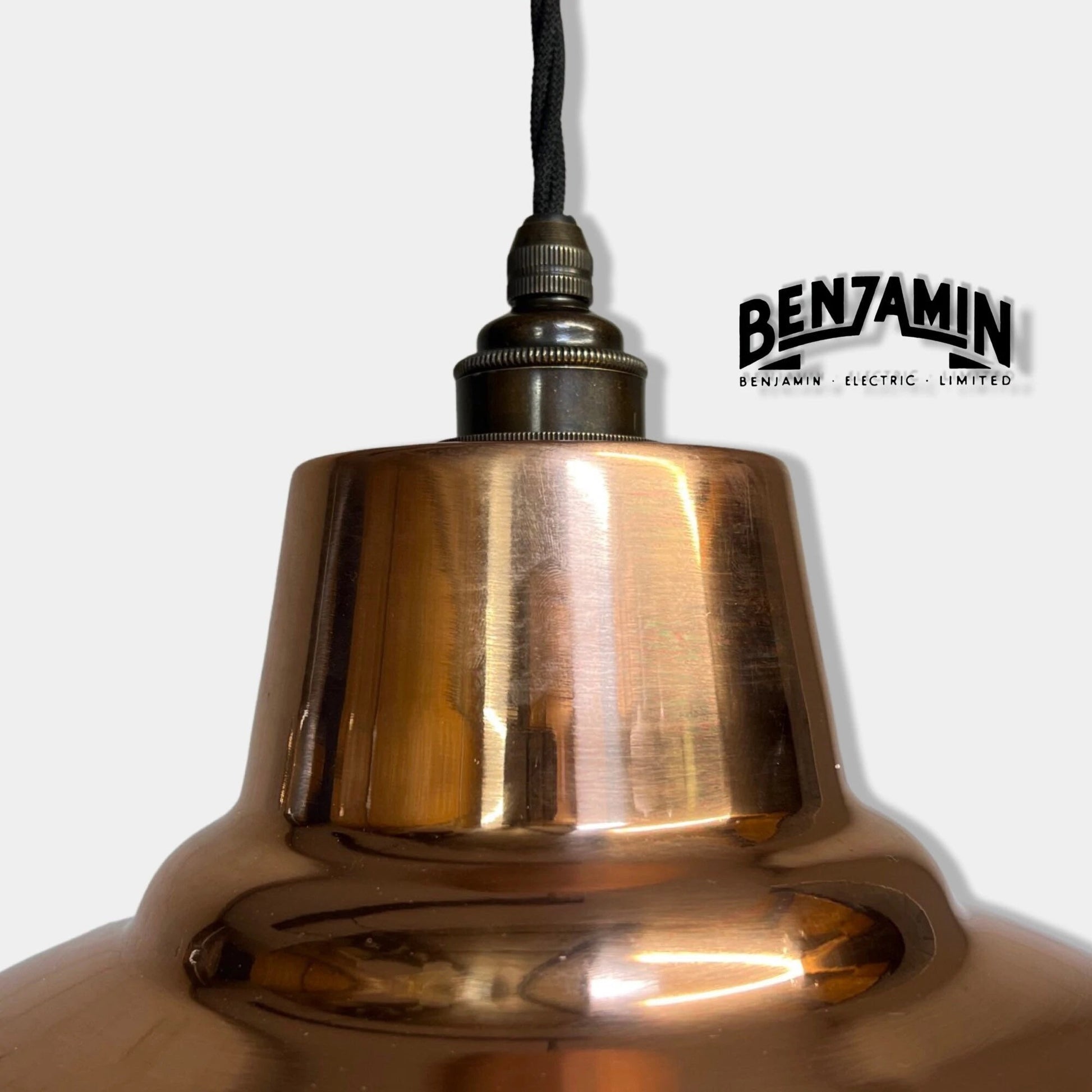 Salthouse XL ~ **Worn** Solid Copper Industrial factory shade light ceiling dining room kitchen table vintage edison pendant 14.5 Inch