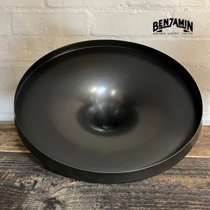 Beetley ~ Shade Only Pewter Grey Solid Steel Shade light | Industrial Factory ceiling dining room kitchen vintage beat