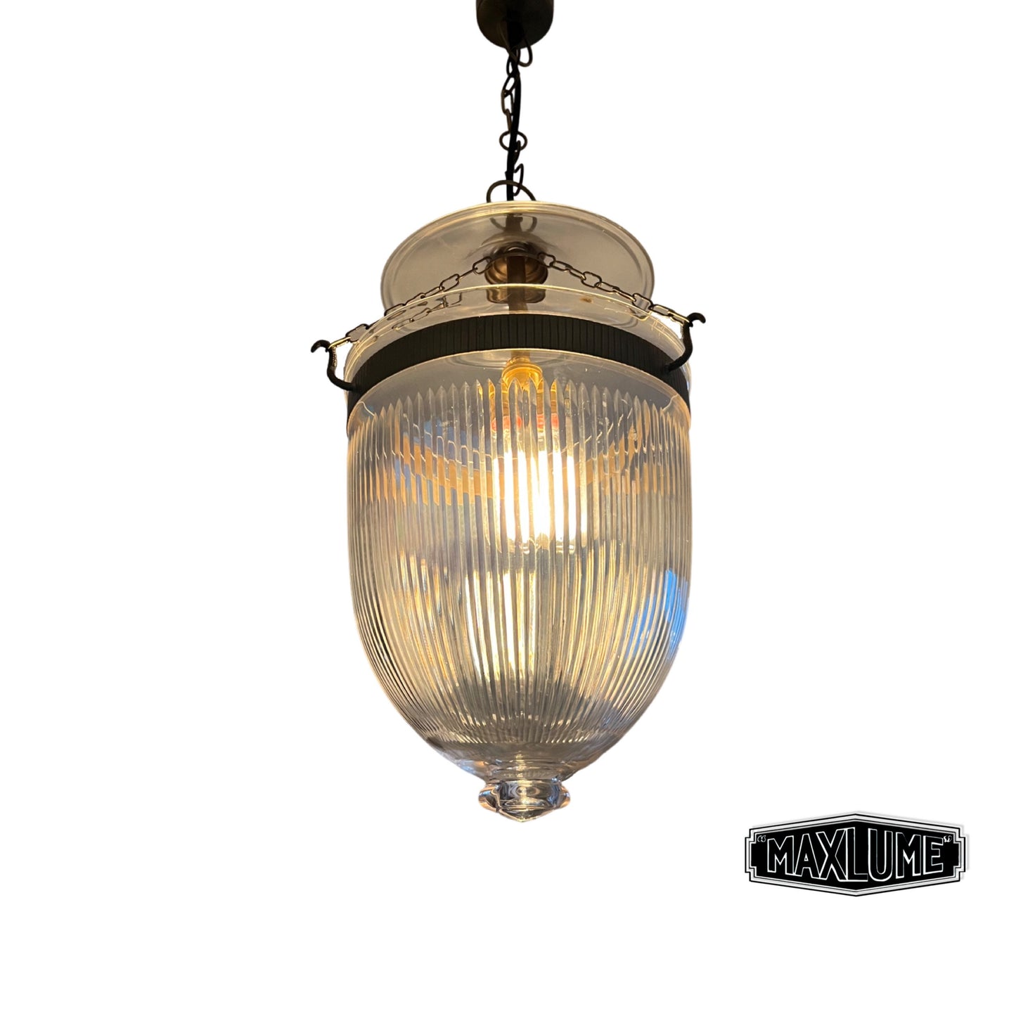 Maxlume ~ Bell Jar Diamond Etching Glass Globe Lantern Luxury Chandelier Light ceiling dining room Antique Bronze Georgian Ceiling Pendant