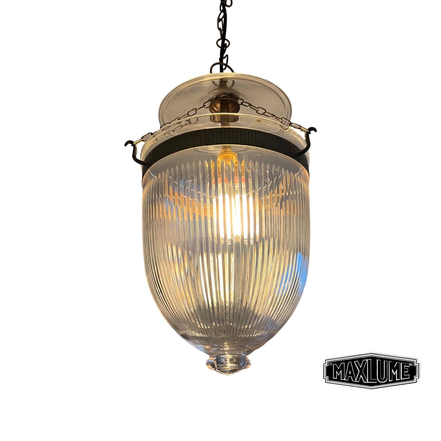 Maxlume ~ Bell Jar Diamond Etching Glass Globe Lantern Luxury Chandelier Light ceiling dining room Antique Bronze Georgian Ceiling Pendant