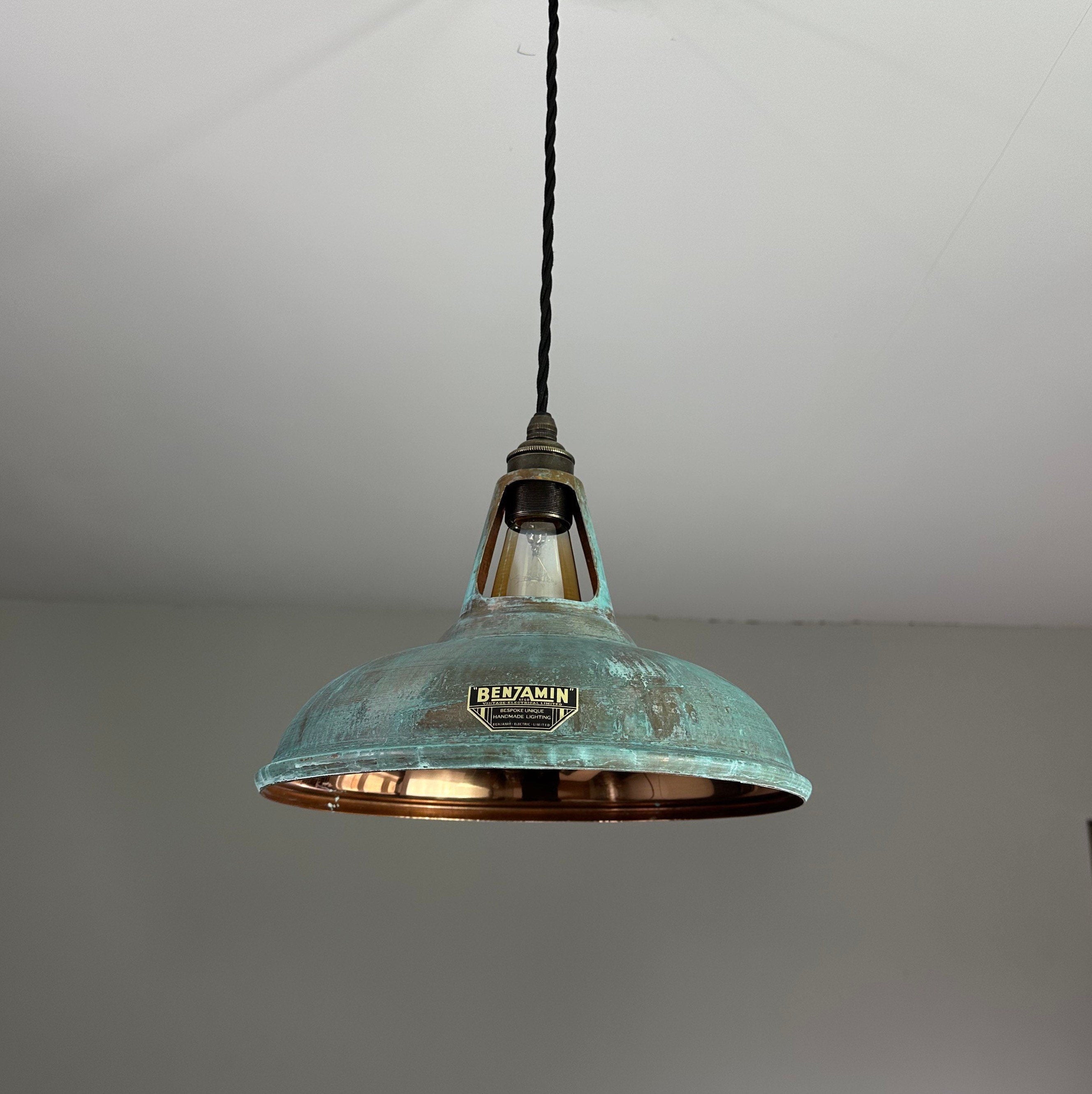 Verdigris pendant light deals