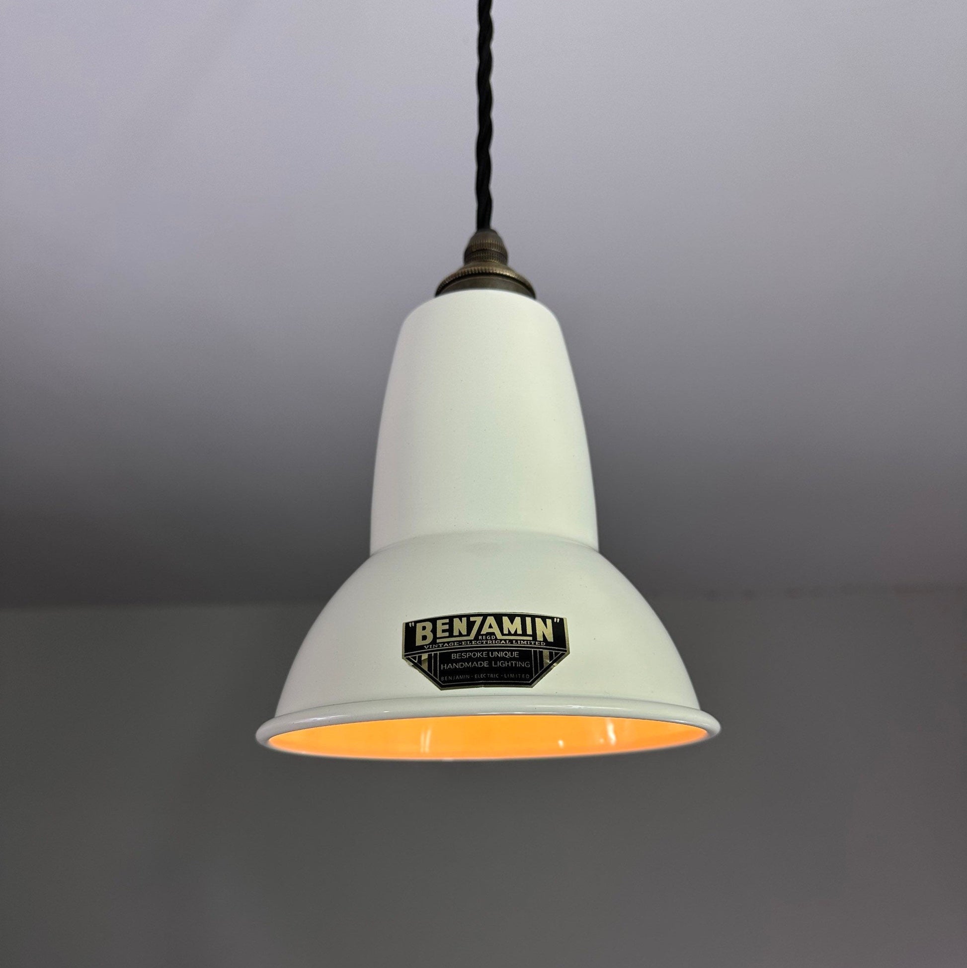 Alby ~ Linen White Shade Pendant Set Light | Ceiling Dining Room | Kitchen Table | Vintage Edison Filament Bulb | 6 Inch
