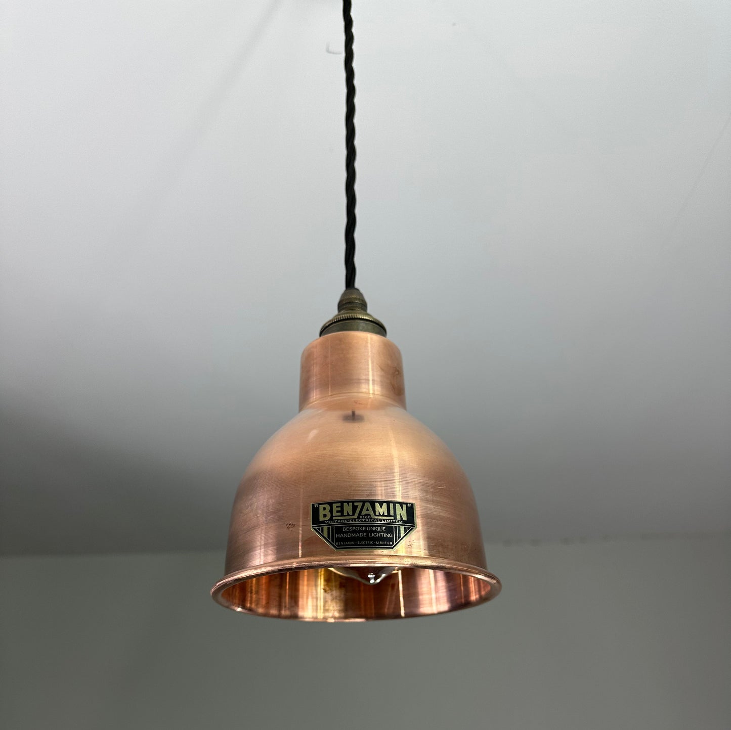 Metton ~ Copper Antique Patina Industrial “MEK” Shade Pendant Set Light | Ceiling Dining Room | Kitchen Table | Vintage Edison Filament Bulb