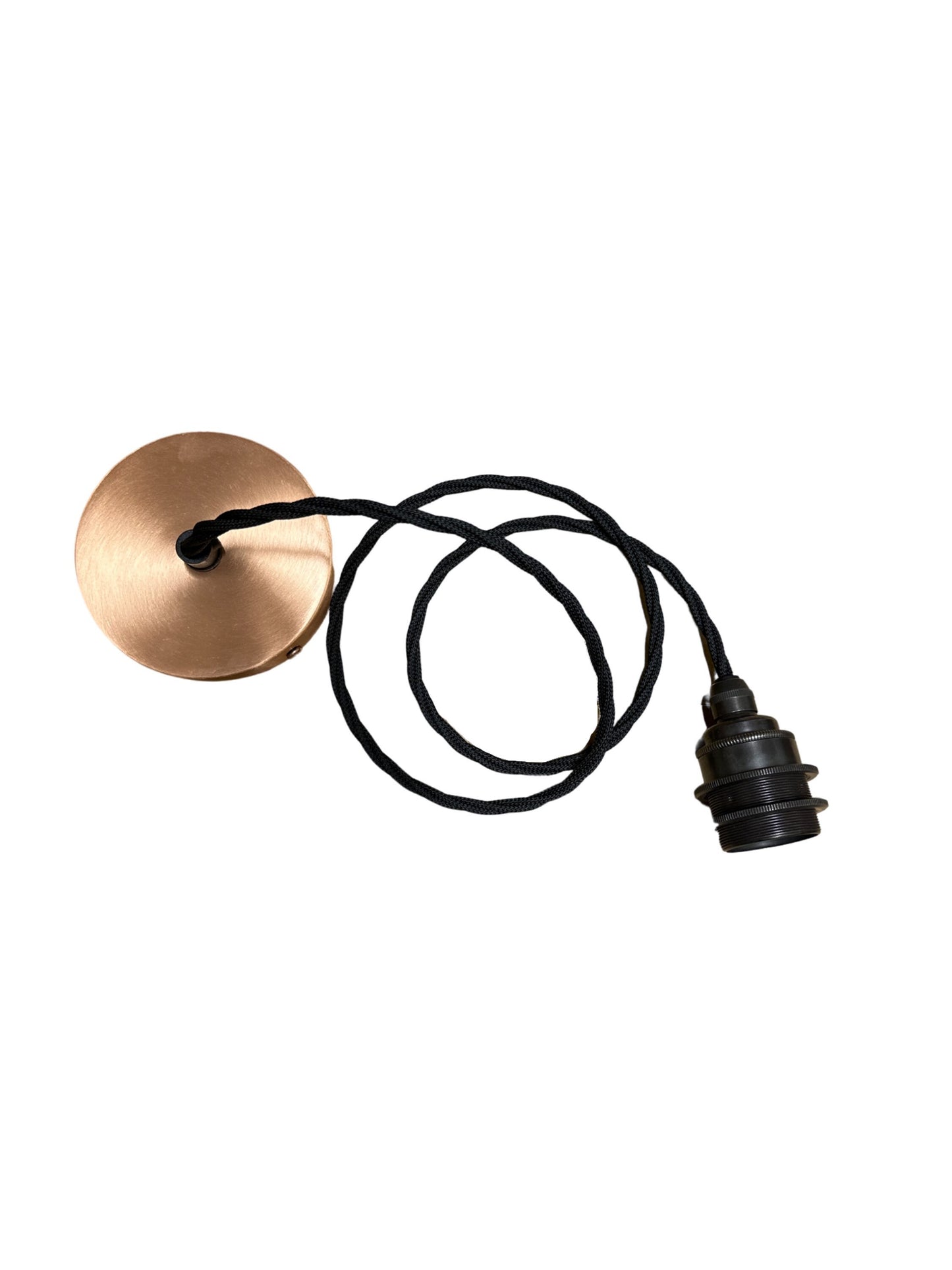 Solid Copper ~ Single Drop Pendant Set E27 | Ceiling Dining Room Light | Kitchen Table Hanging Light