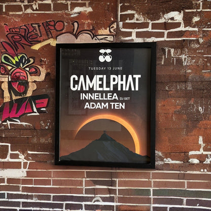 Camelphat ~ Genuine Pacha Ibiza Framed Dj Artwork | A3 Luxury Black Frame