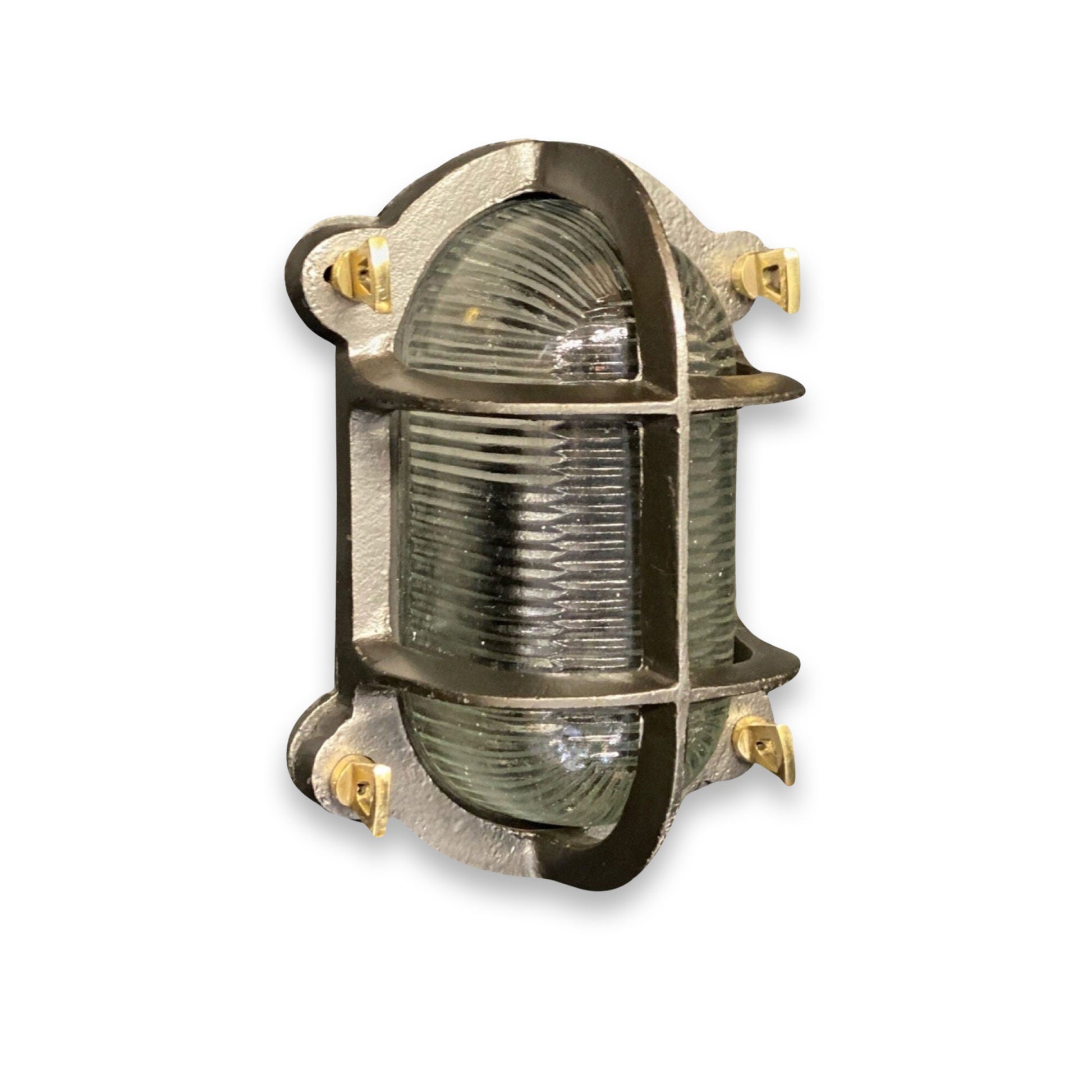 Walsingham ~ Bulkhead Outdoor & Bathroom Wall Or Ceiling Light | Solid Cast Iron | 8.5 Inch