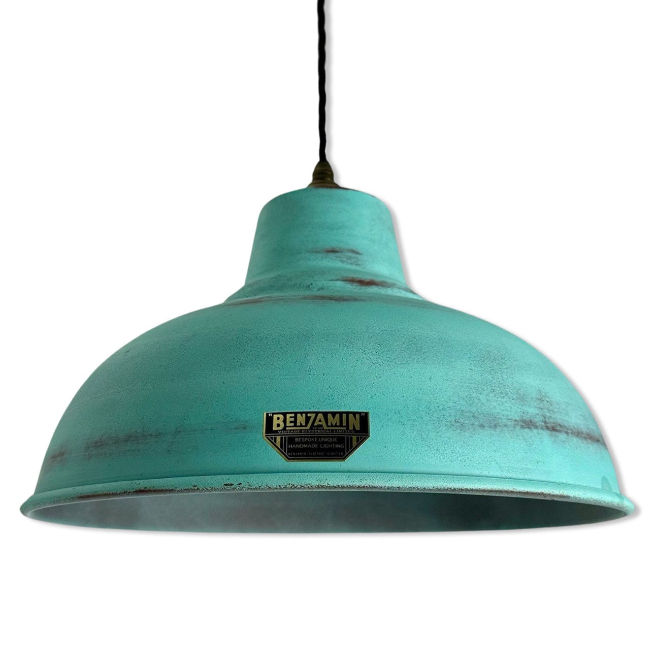 Salthouse XL ~ Verdigris Copper Patina Industrial shade light ceiling dining room kitchen table vintage filament lamps pendant 14.5 Inch