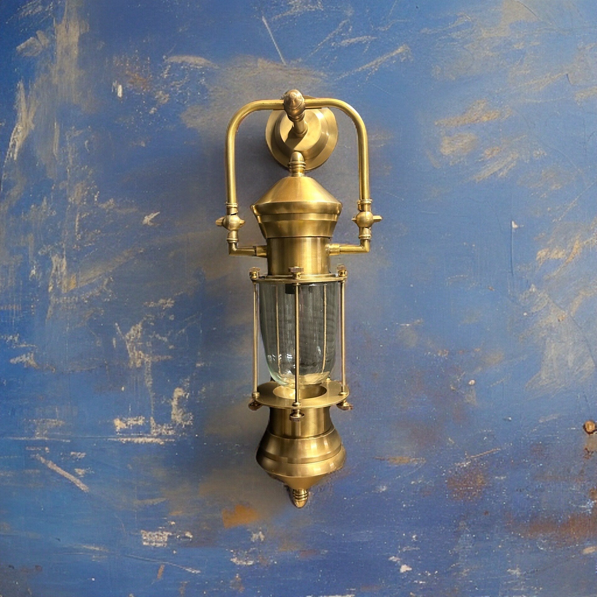 Bulkhead Outdoor & Bathroom Sconce Wall Light Solid Brass | 24 Inch