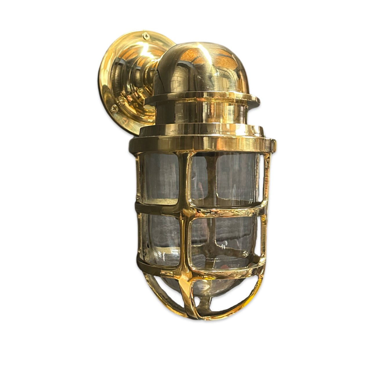 Bulkhead Outdoor & Bathroom Sconce Wall Light Solid Brass | Inch