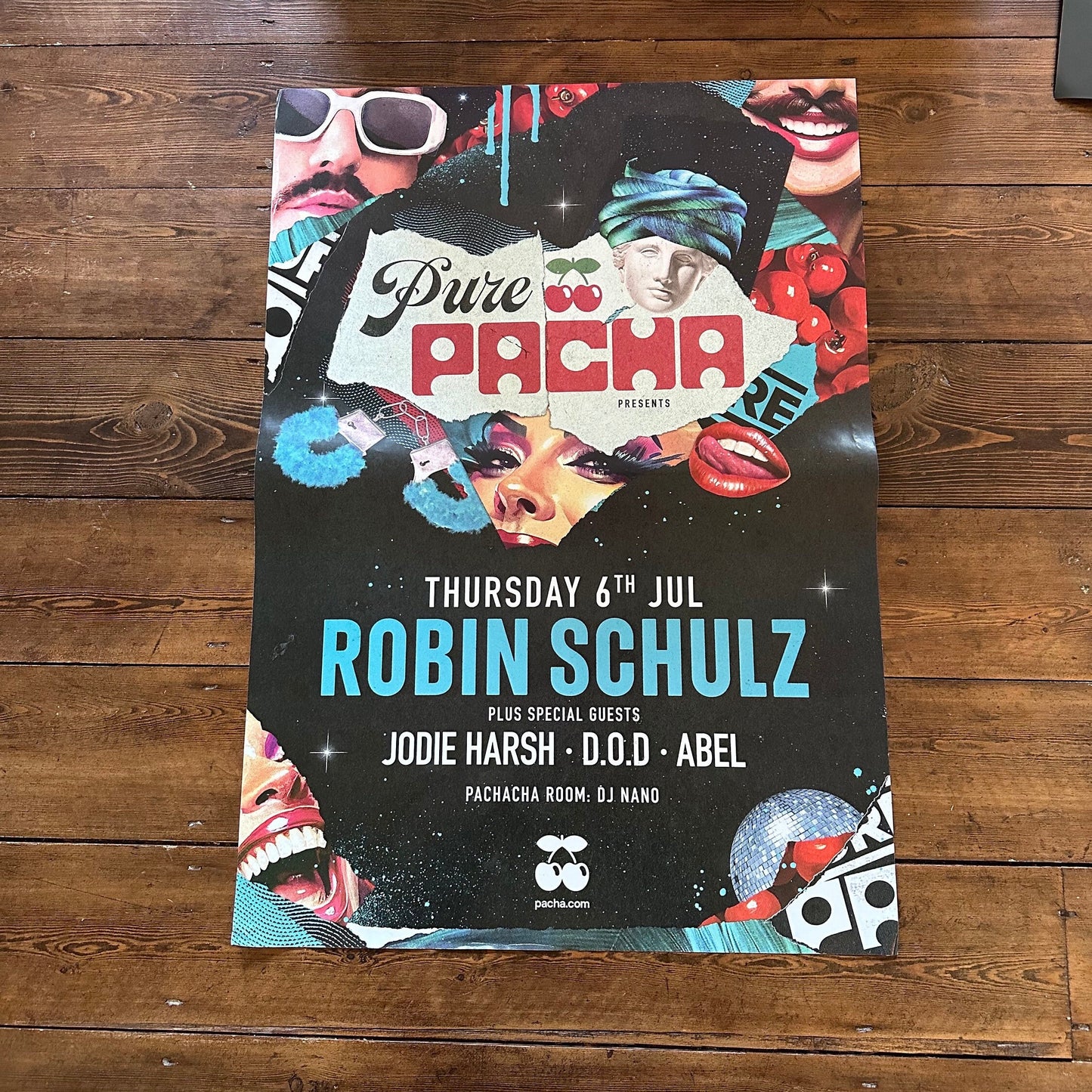 Robin Schulz ~ Genuine Official Pacha Ibiza Framed Dj Artwork Travel Poster | Luxury Black Frame
