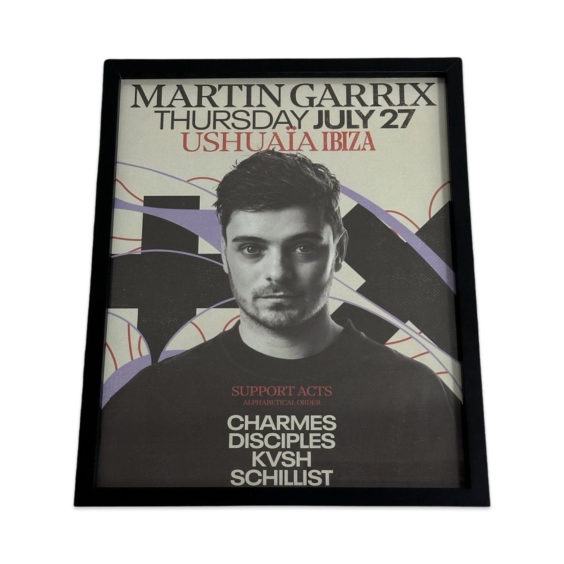 Martin Garrix ~ Ushuaia Ibiza Framed Dj Artwork | A3 Luxury Black Frame