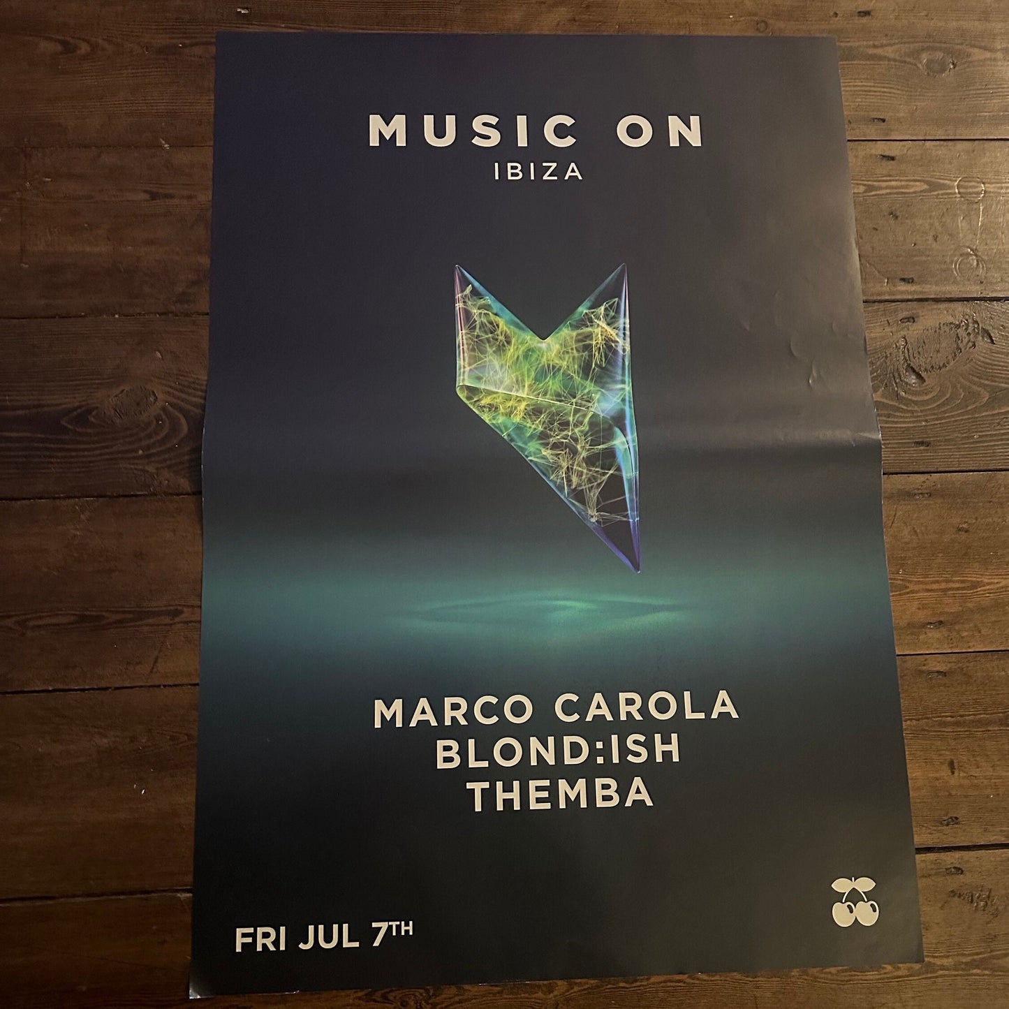 Music On ~ Marco Carola Genuine Official Pacha Ibiza Framed Dj Artwork Travel Poster | Luxury Black Frame