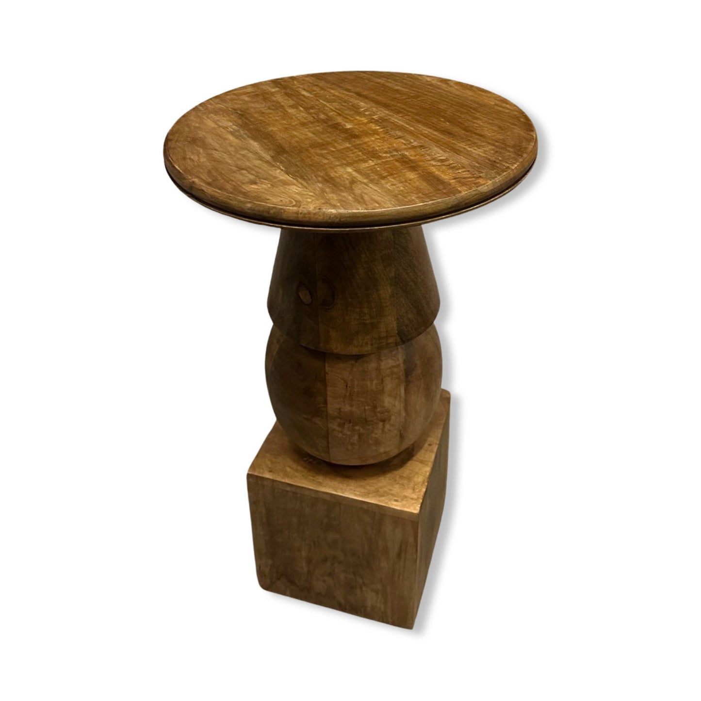 Solid Wood Side Coffee Table Retro Stool