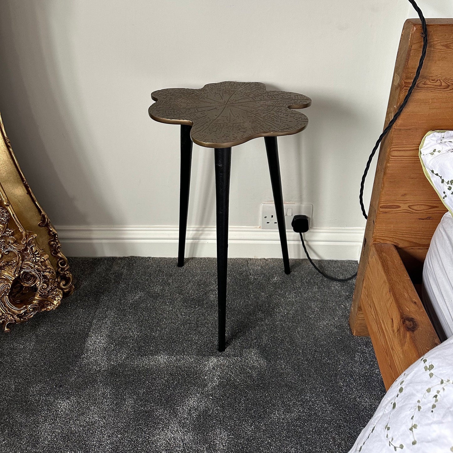 Side Coffee Bedside Table Industrial | Plant Floor Stand Sofa End